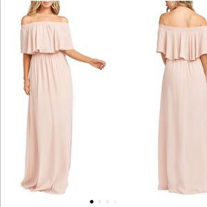 Show me your mumu bridesmaid dress in dusty blush